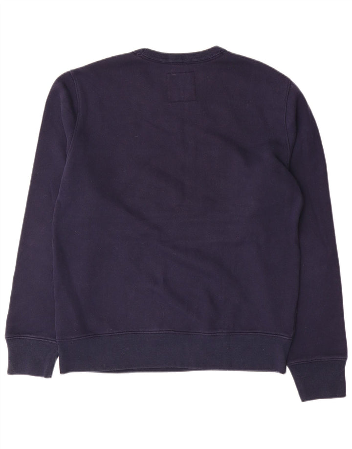 Hollister Herren-Sweatshirt mit Grafik, Mittelgroß, Marineblau, Farbblock