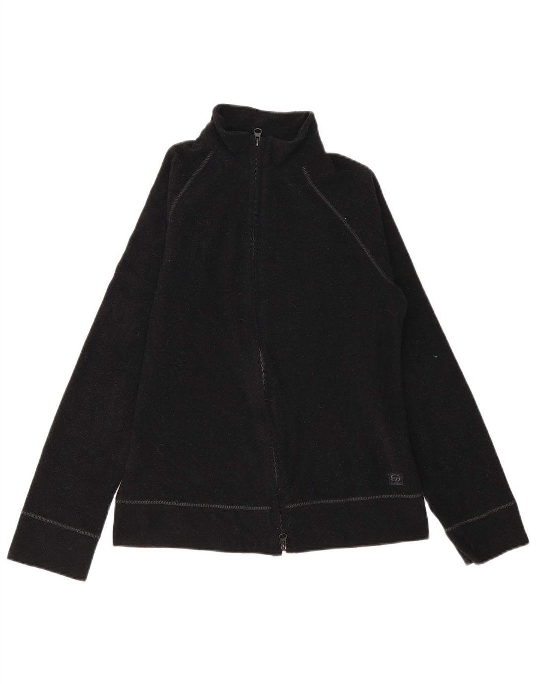 SERGIO TACCHINI Damen Fleecejacke UK 12 Medium Schwarz Polyester