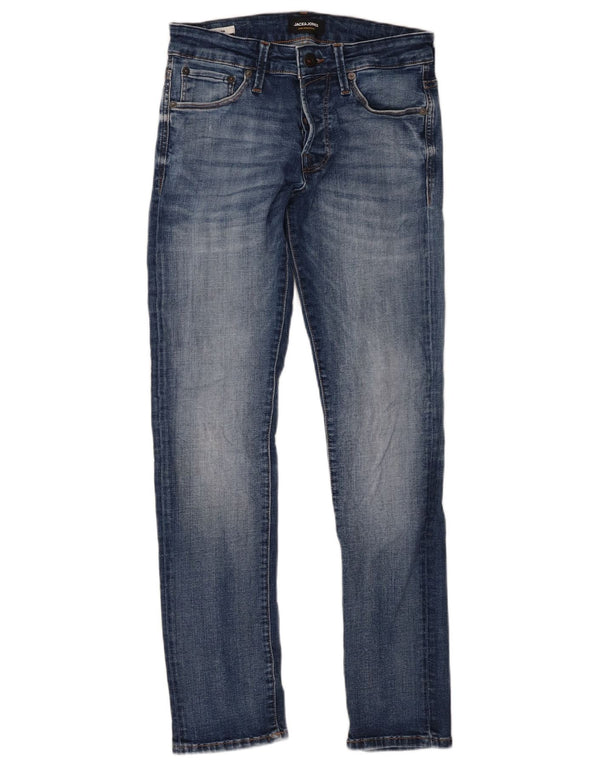 Jack & Jones Herren GLENN Slim Jeans W28 L30 Blaue Baumwolle