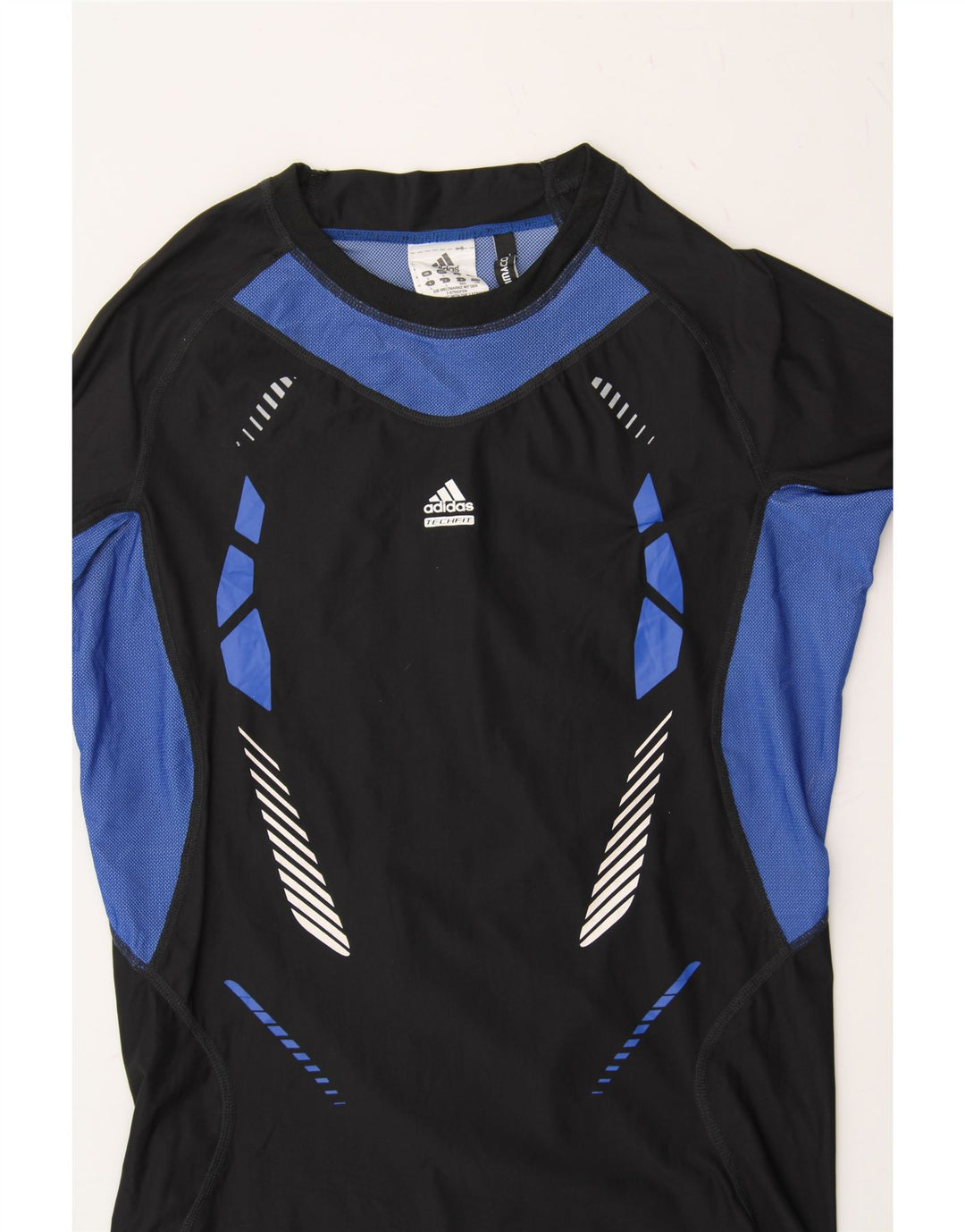 ADIDAS Womens Climacool Graphic Top Long Sleeve UK 16 Large Black Vintage Adidas and Second-Hand Adidas from Messina Hembry 