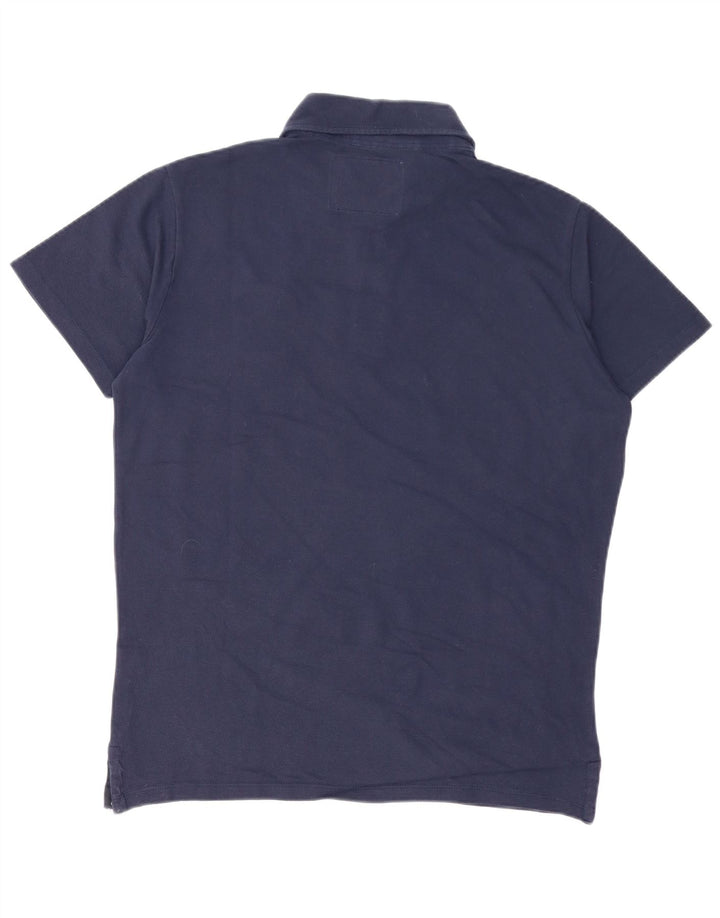 Ahaus Herren Poloshirt XL Marineblau Baumwolle