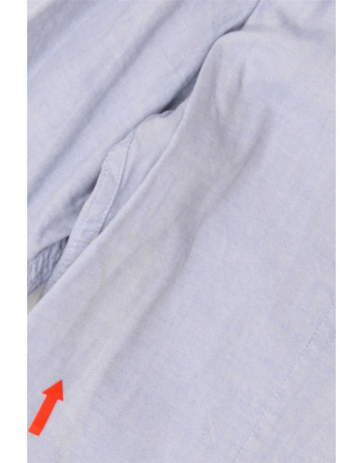 Tom Tailor Herrenhemd 2XL Blaue Baumwolle