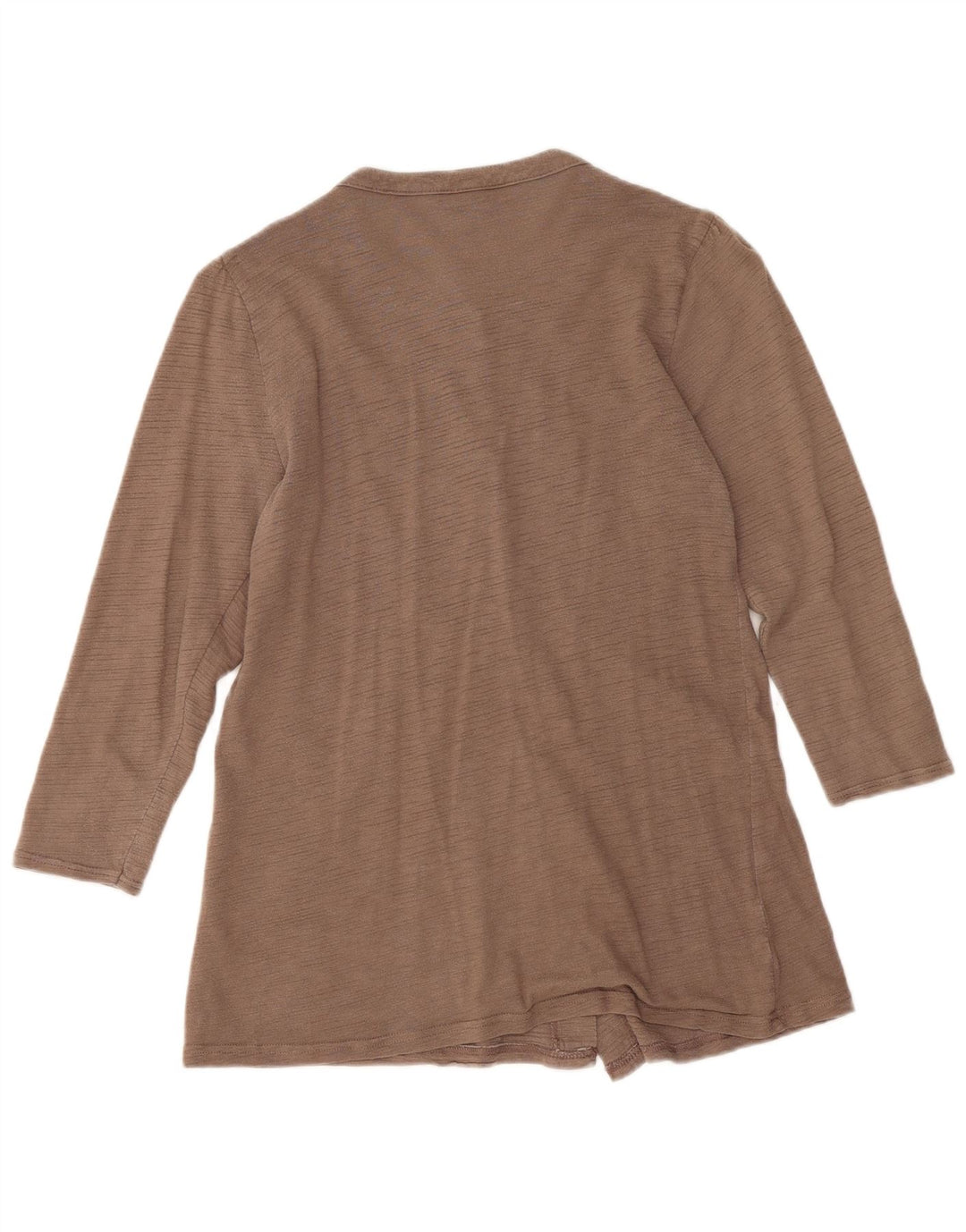 Topshop Damen-Hemdbluse mit 3/4-Ärmeln, Größe S, Grau