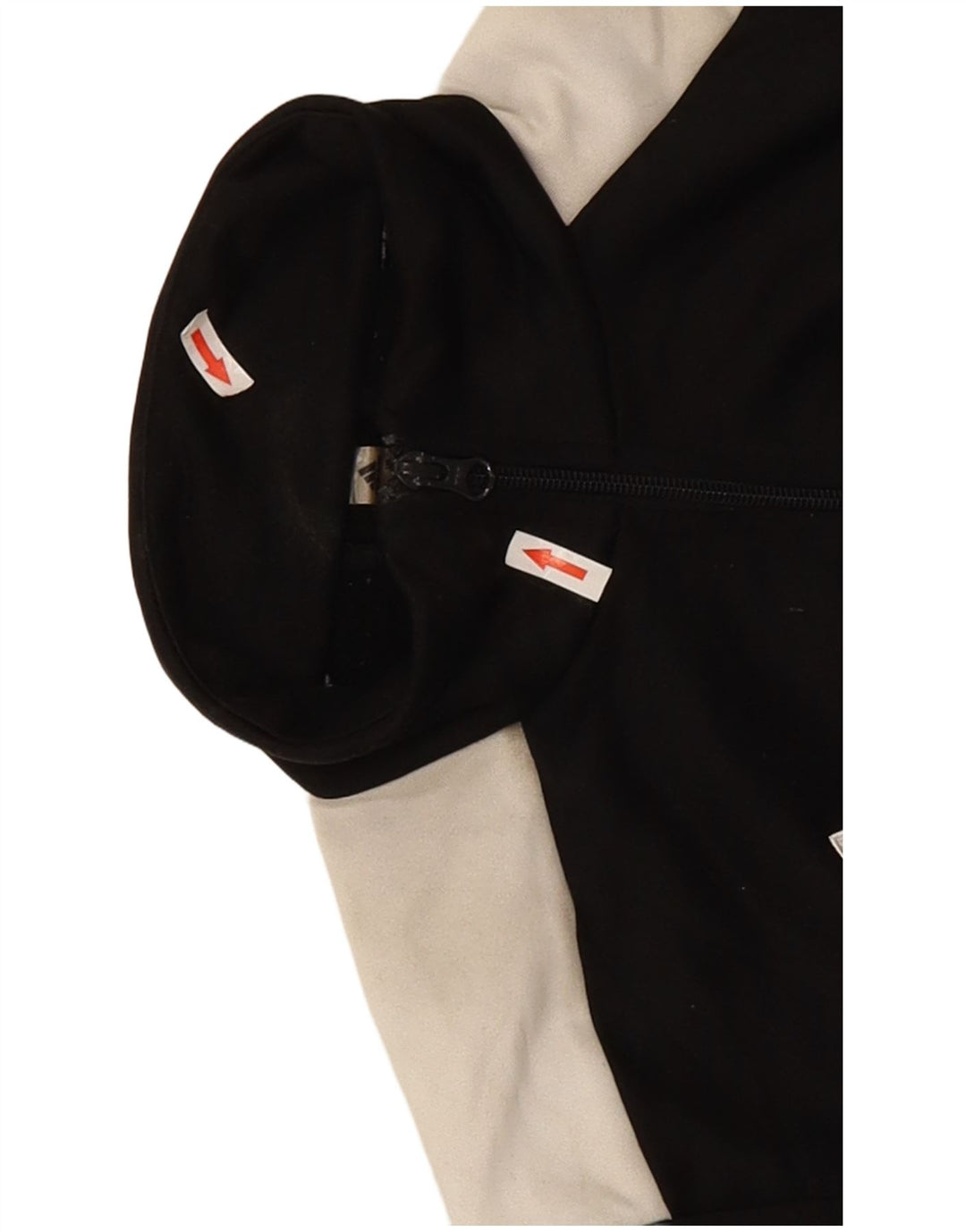 Adidas Herren-Trainingsanzug-Top-Jacke, großes schwarzes Farbblock-Polyester
