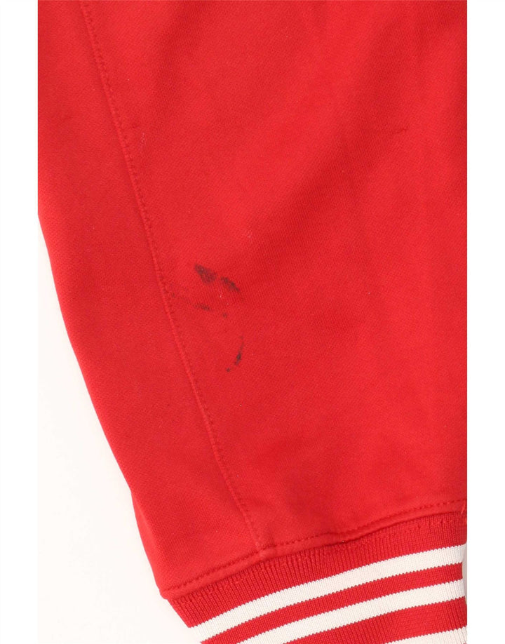 Nike Herren-Trainingsanzug-Top-Jacke, großes rotes Polyester