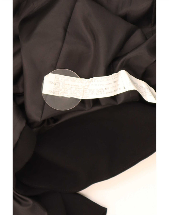 Zara Damen-Blazer mit offenen 3/4-Ärmeln, Gr. 10, Größe S, Schwarz, Polyester