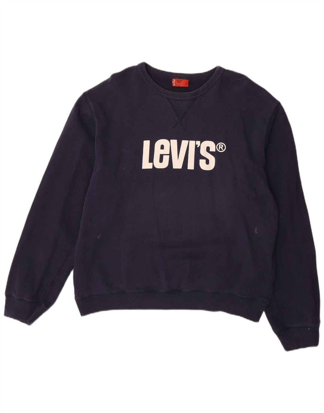LEVI'S Herren-Sweatshirt mit Grafik, groß, marineblau, Baumwolle