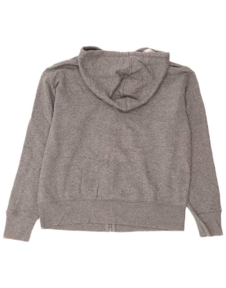 Reebok Herren-Kapuzenpullover mit Reißverschluss, groß, graue Baumwolle