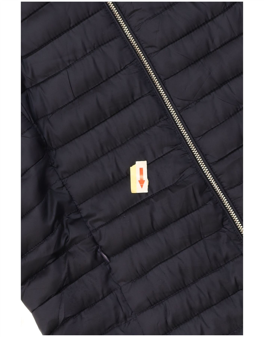 MASSIMO DUTTI Wattierte Damenjacke mit Kapuze, Gr. 10, Marineblau