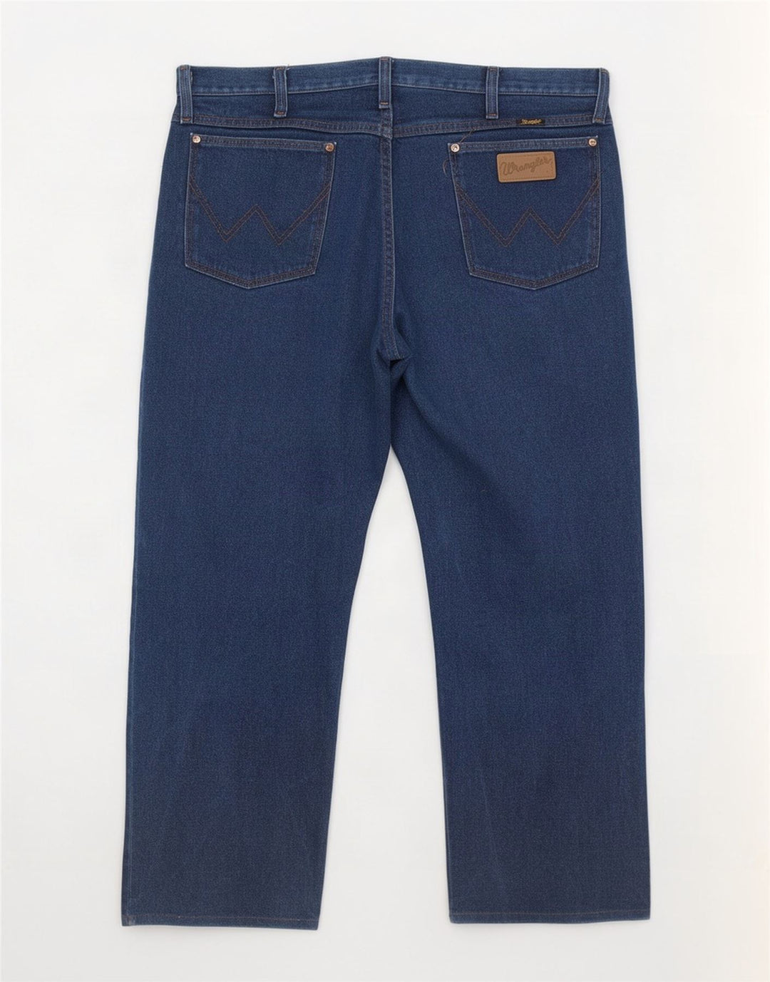 Wrangler Herren Straight Jeans W38 L26 Marineblaue Baumwolle