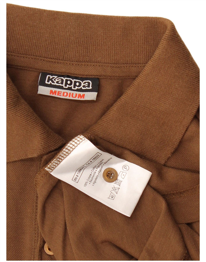 Kappa Herren-Poloshirt aus mittelbrauner Baumwolle