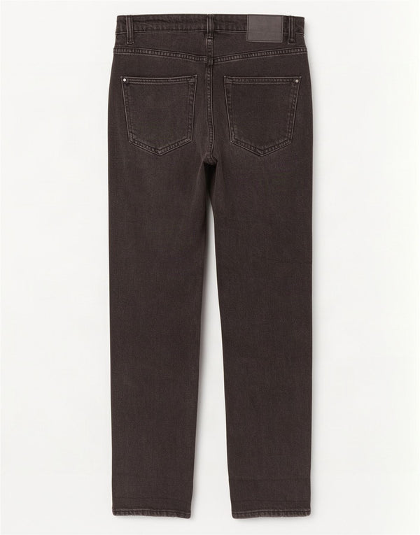 Zara Damen-Jeans mit hoher Taille, EU 38, Größe S, W28, L27, Grau