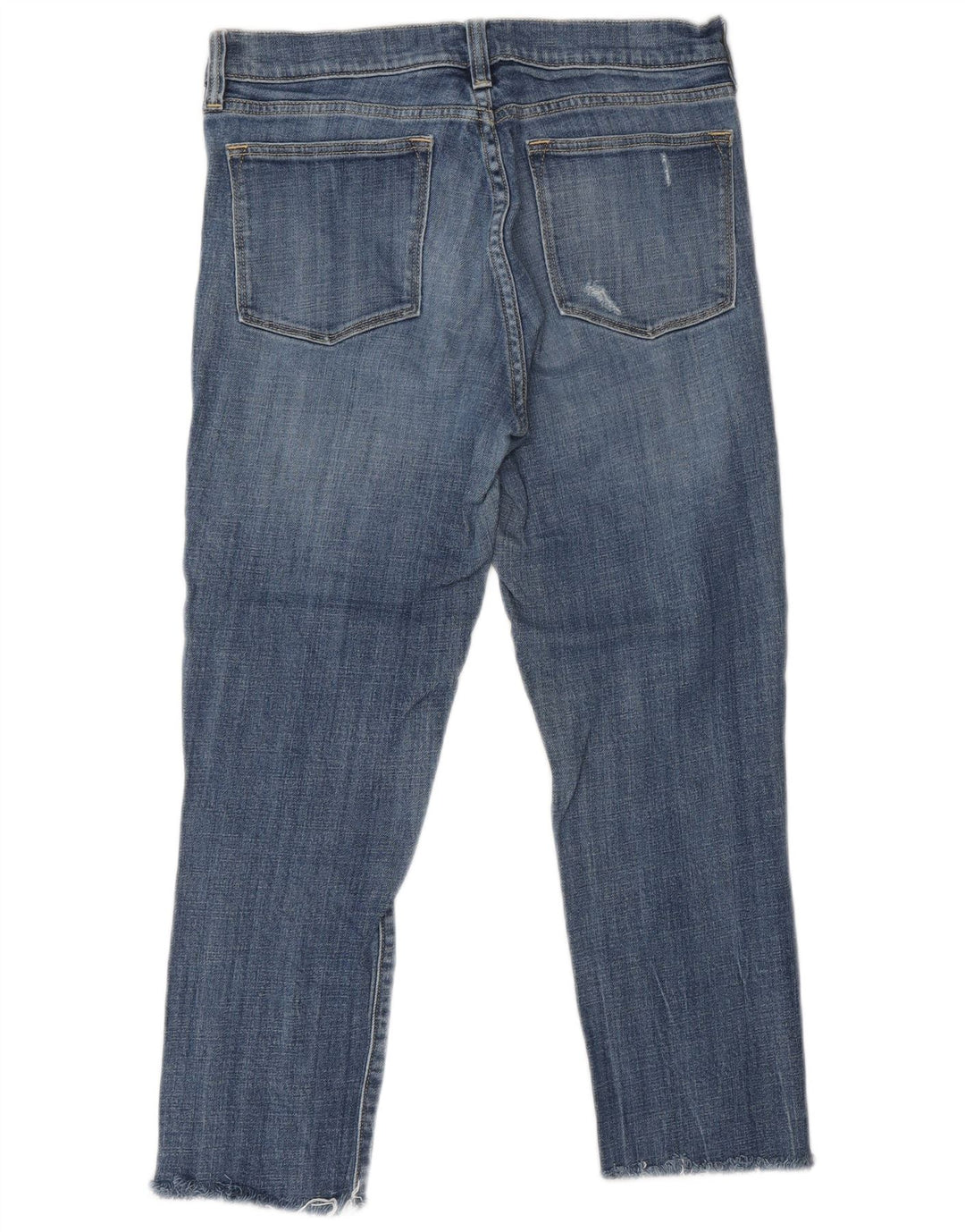 J. CREW Damen Jeans im Used-Look, W28 25, Blau, Baumwolle