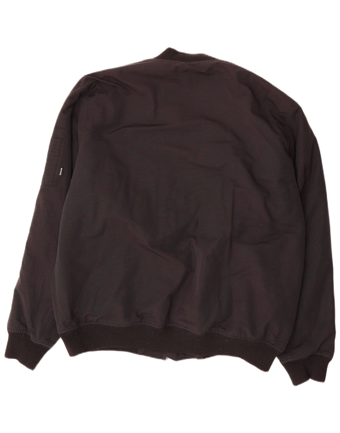 HURLEY Herren Bomberjacke UK 44 2XL Schwarzes Nylon