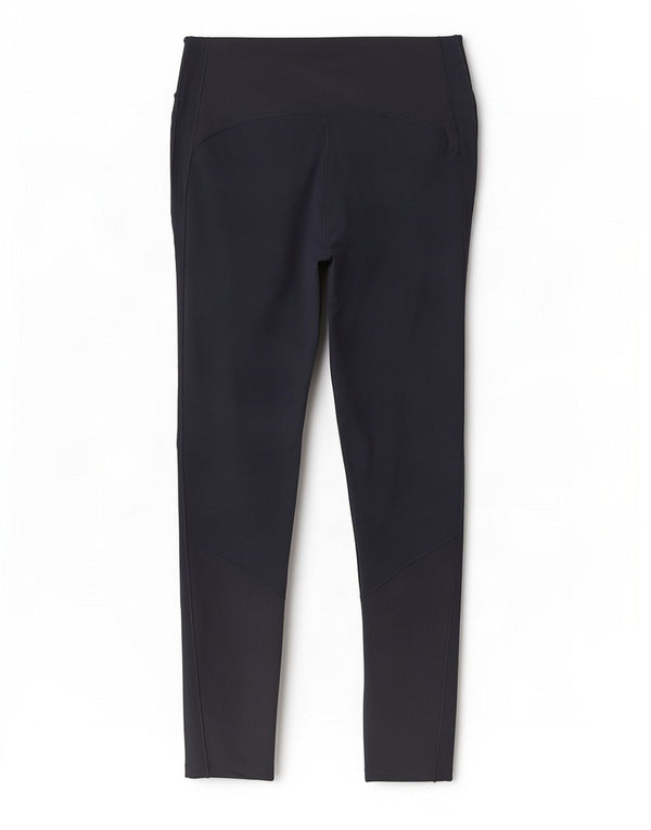 Reebok Womens Speedwick Leggings UK 12/14 Medium Navy Blue