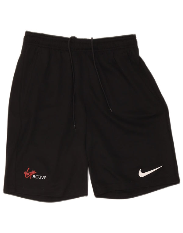 Nike Damen Dri Fit Sport Shorts UK 8 Small Schwarz Polyester
