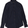 MASSIMO DUTTI Mens Shirt Medium Navy Blue Check Vintage Massimo Dutti and Second-Hand Massimo Dutti from Messina Hembry 