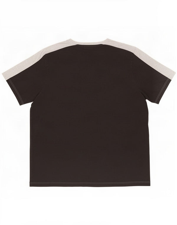 Puma Herren Grafik T-Shirt Top 2XL Schwarz Colourblock Baumwolle