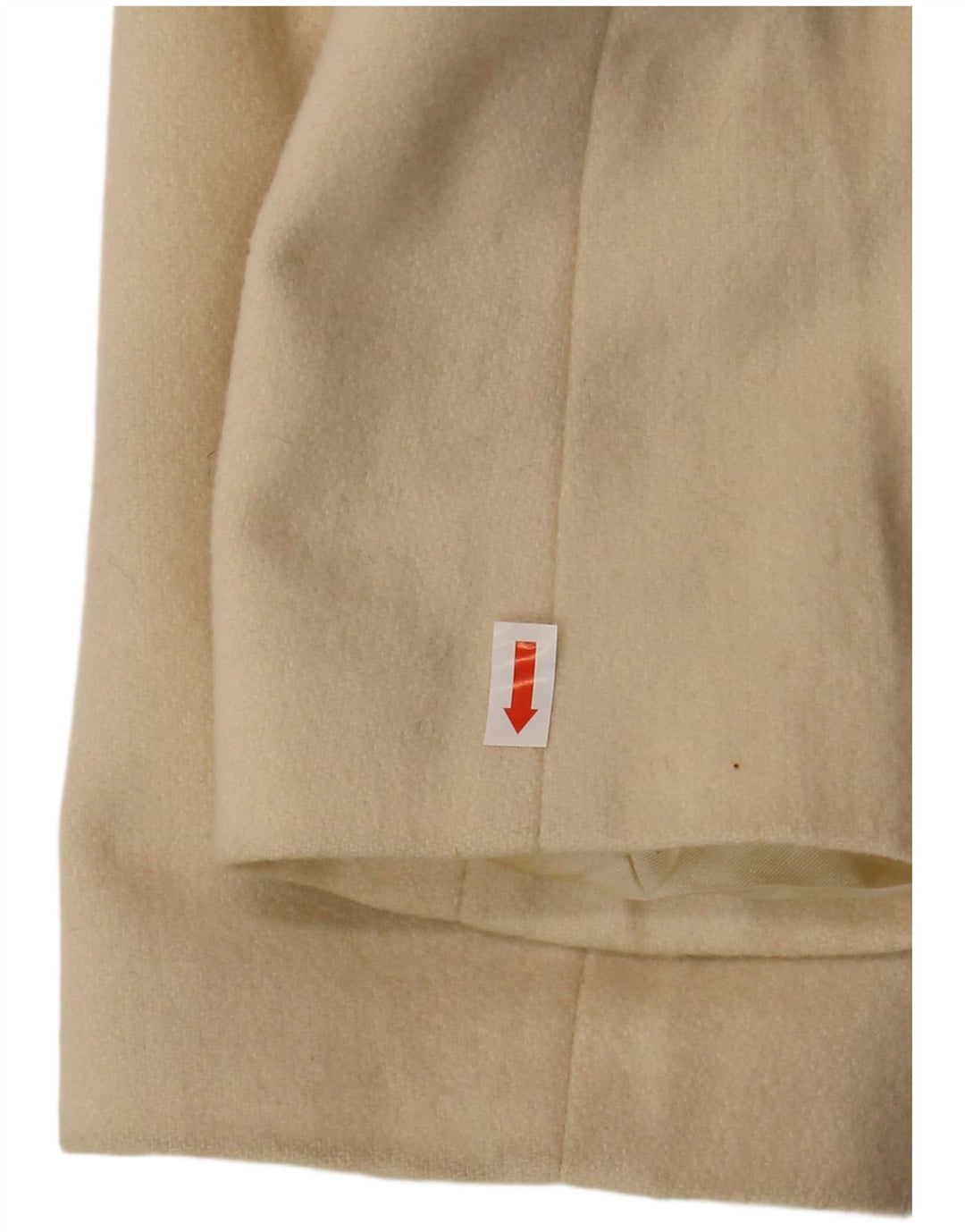 Stefanel Damen-Blazer mit 3 Knöpfen, UK 14, mittelbeige Wolle