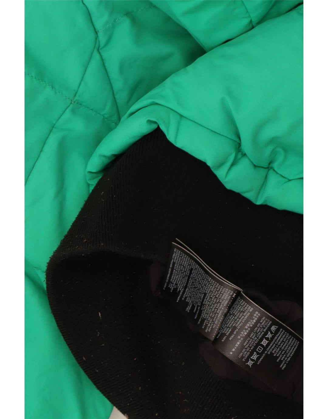 Superdry Damen-Jacke mit Kapuze, übergroß, wattiert, Gr. 8, Grün, Farbblock