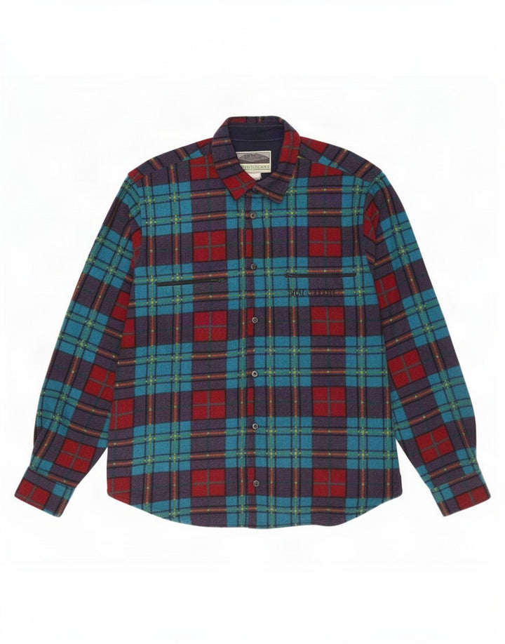 Great Escapes Herren-Flanellhemd, klein, mehrfarbig, kariert, Polyester