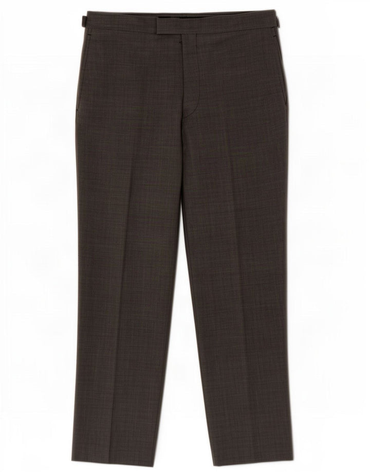 Marks & Spencer Herren Autograph Pegged Anzughose W36 L31 Graue Schurwolle