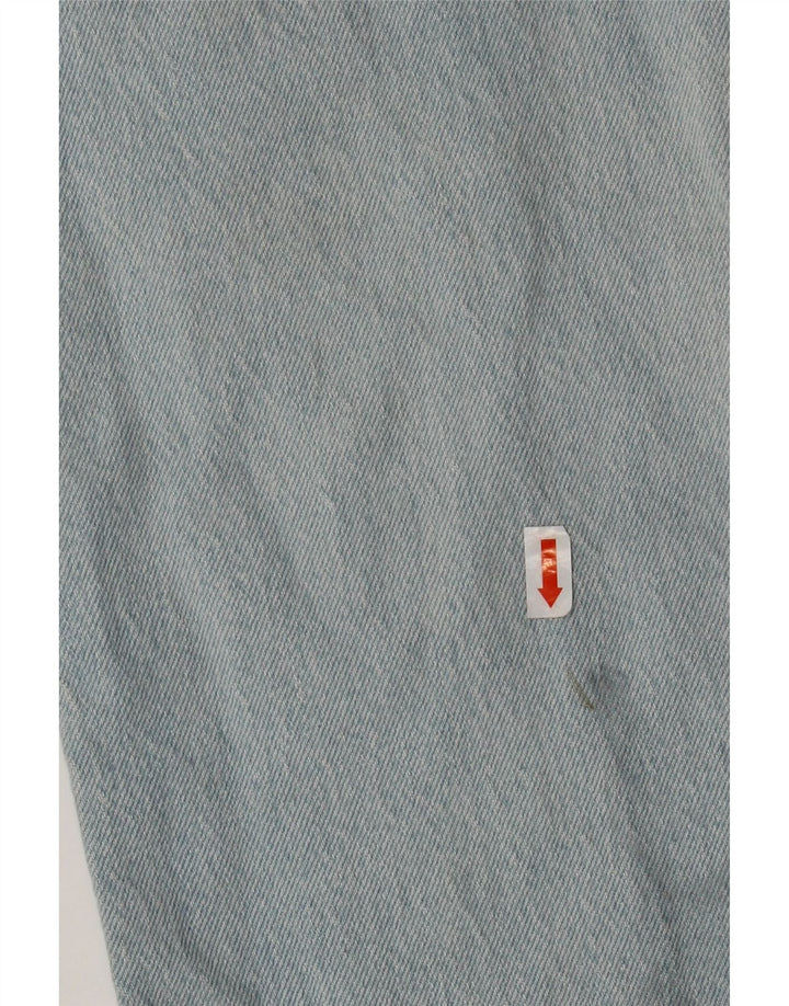 LEVI'S Herren 501 Straight Jeans W28 L32 Blaue Baumwolle