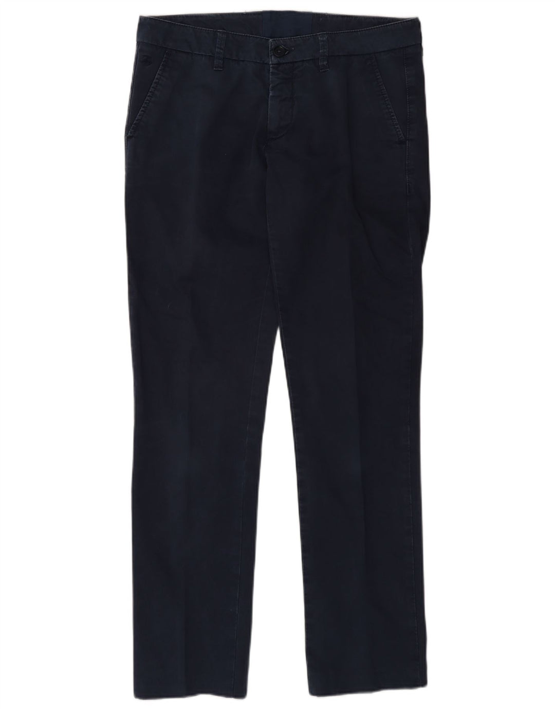 Fay Slim Chino-Hose für Damen, W28, L30, Marineblau