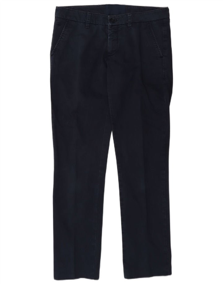 Fay Slim Chino-Hose für Damen, W28, L30, Marineblau