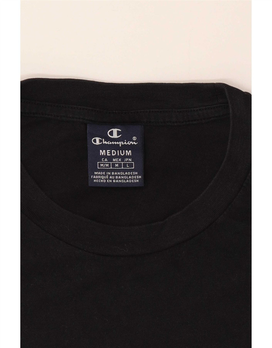 Champion Herren T-Shirt Top Medium Schwarz