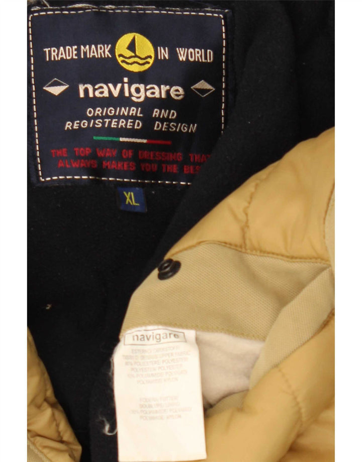 Navigare Herren Windjacke UK 42 XL Beige Polyester