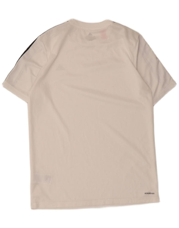 Adidas Jungen Aeroready T-Shirt Top 15-16 Jahre XL Weiß Polyester