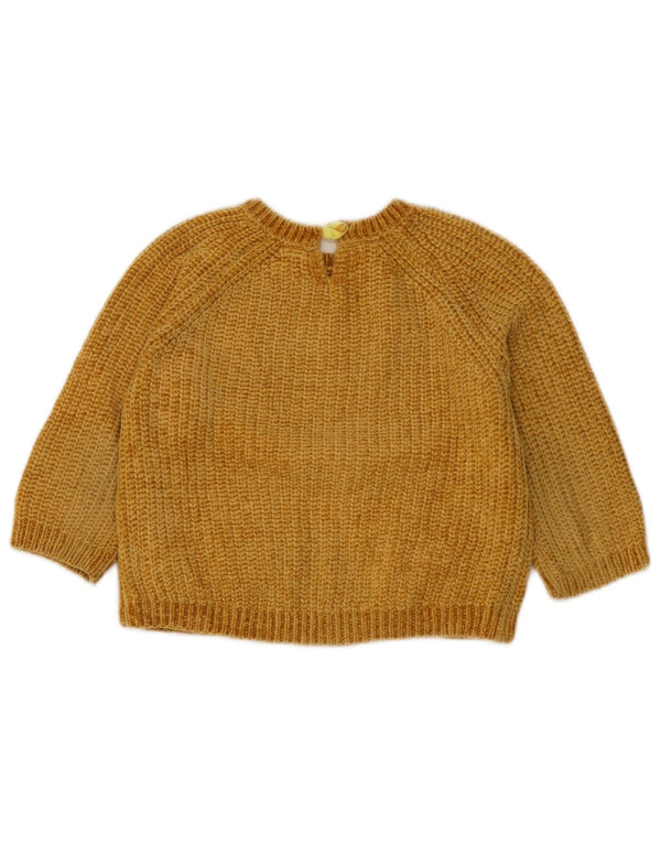 Zara Crop-Pullover mit Rundhalsausschnitt für Mädchen, 4–5 Jahre, Gelb