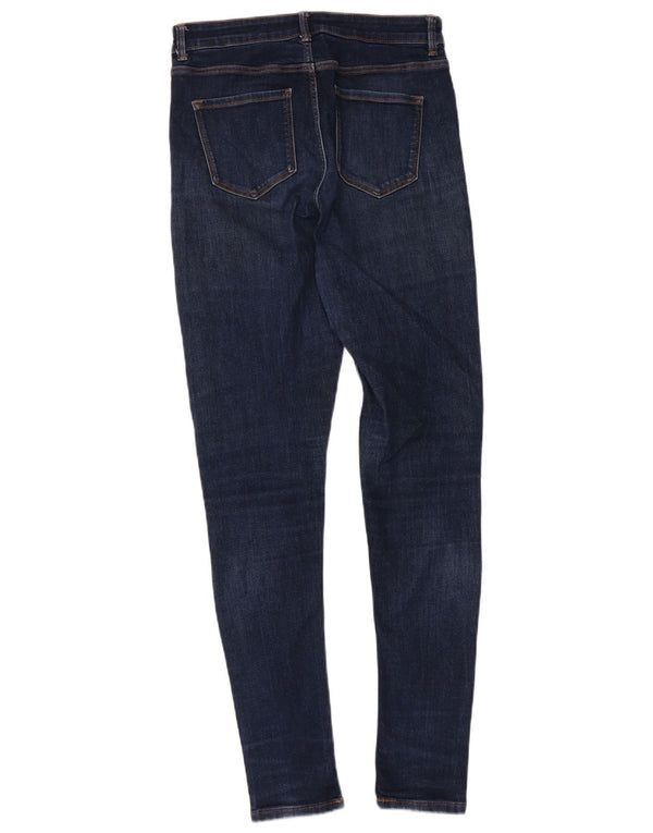 Marks & Spencer Damen Skinny Jeans UK 12 Medium W28 L29 Marineblau