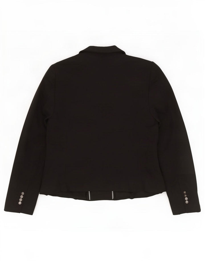 Marks & Spencer Damen-Blazer mit maßgeschneiderter Passform, Gr. 14, mittelschwarz