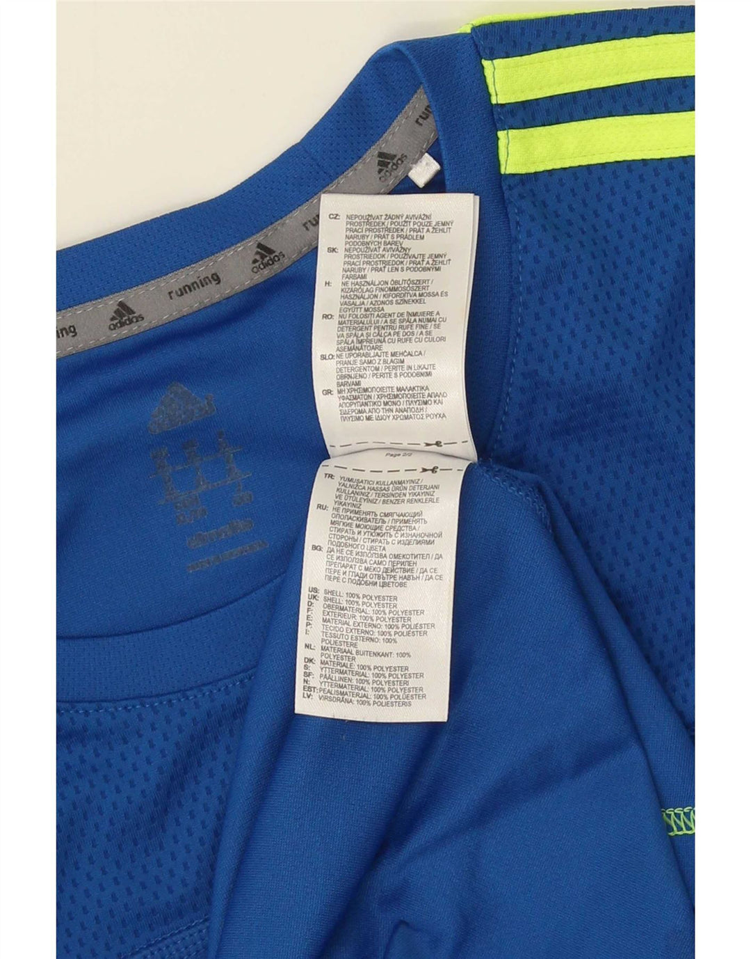 Adidas Herren Top Langarm XL Blau Polyester