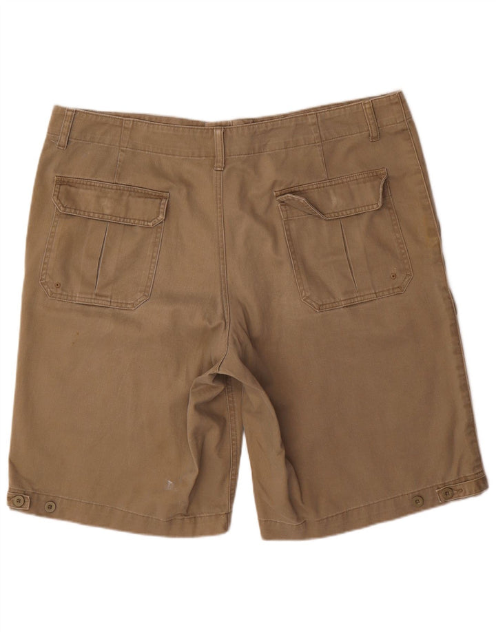 Marks & Spencer Herren Cargoshorts XL W40 Beige Baumwolle