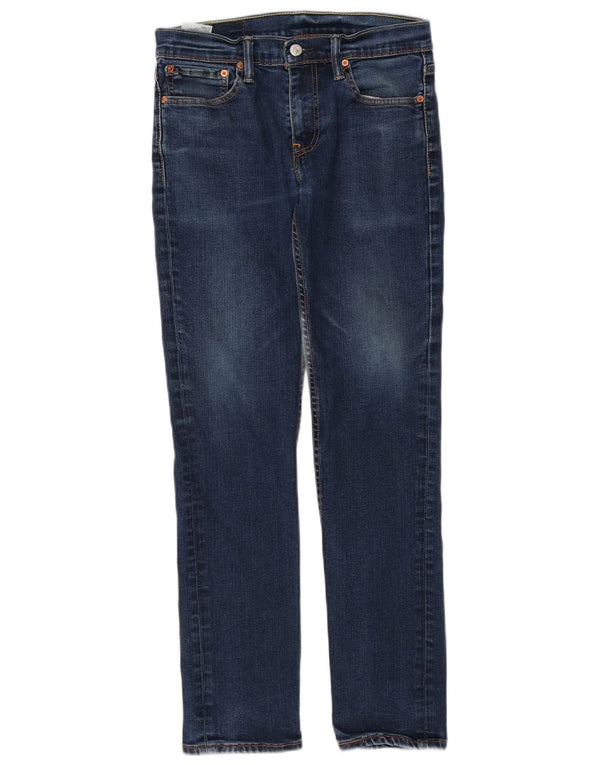 LEVI'S Damen 511 Slim Jeans W32 L29 Blaue Baumwolle