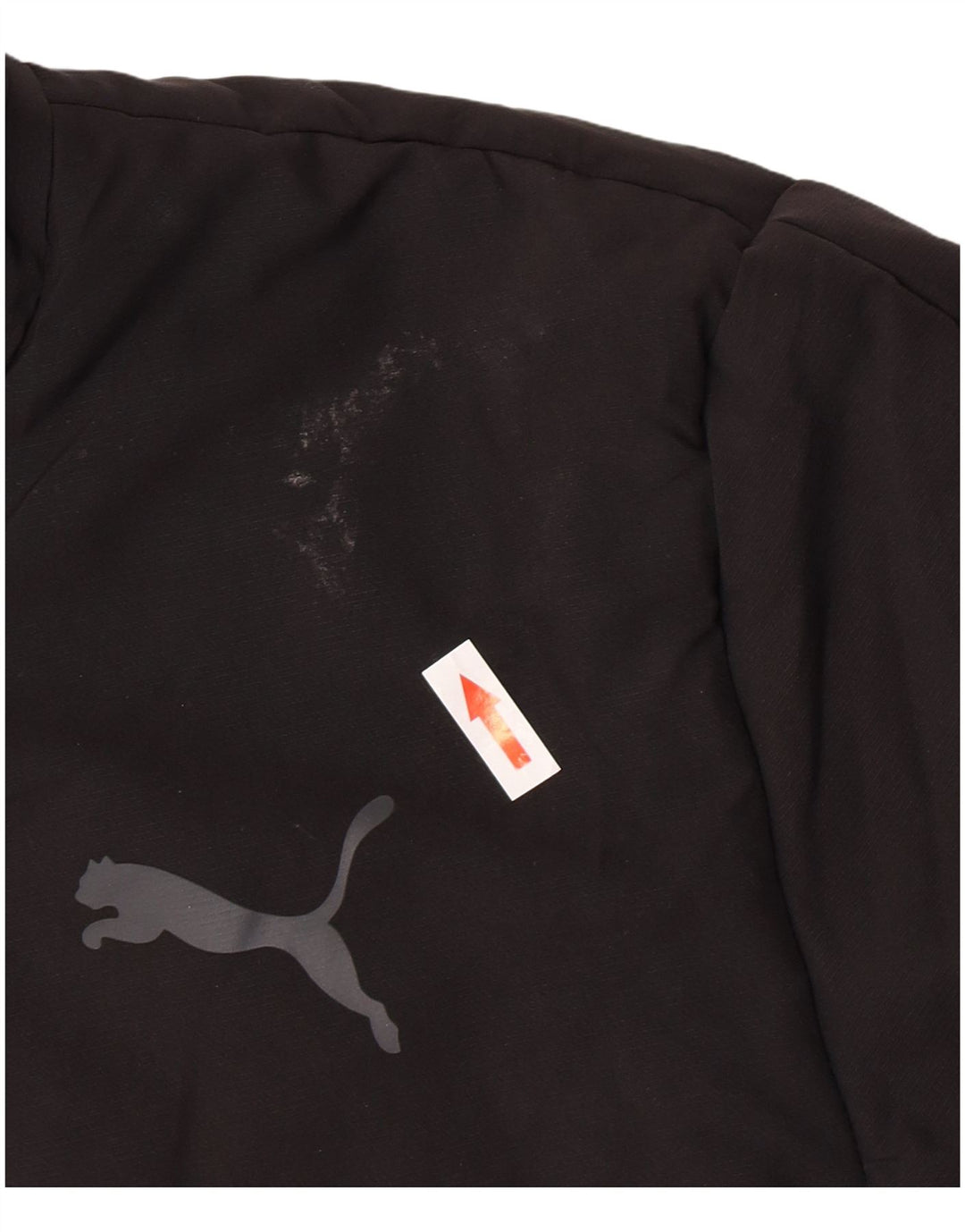 Puma Herren gepolsterte Jacke UK 36 Small Schwarz Polyester