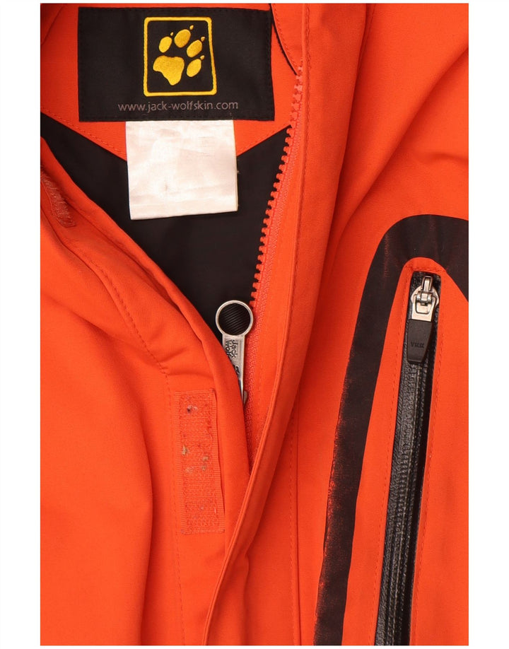 JACK WOLFSKIN Herren Windjacke UK 40/42 Large Orange Colourblock