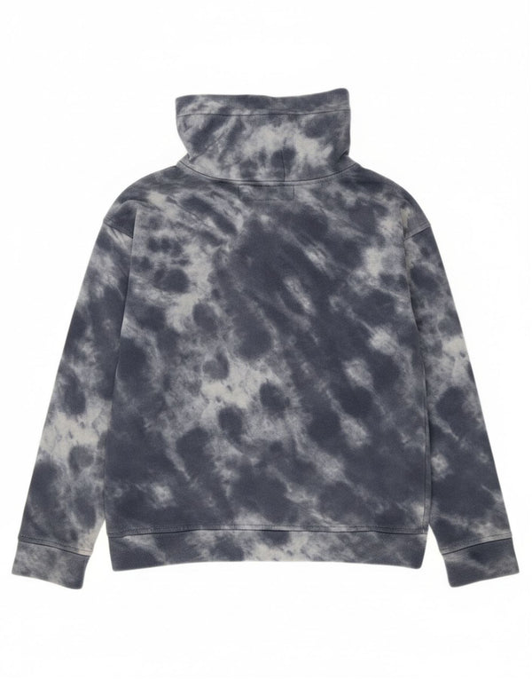 Abercrombie & Fitch Kapuzenpullover mit Grafik für Jungen, 11–12 Jahre, blaues Batikmuster