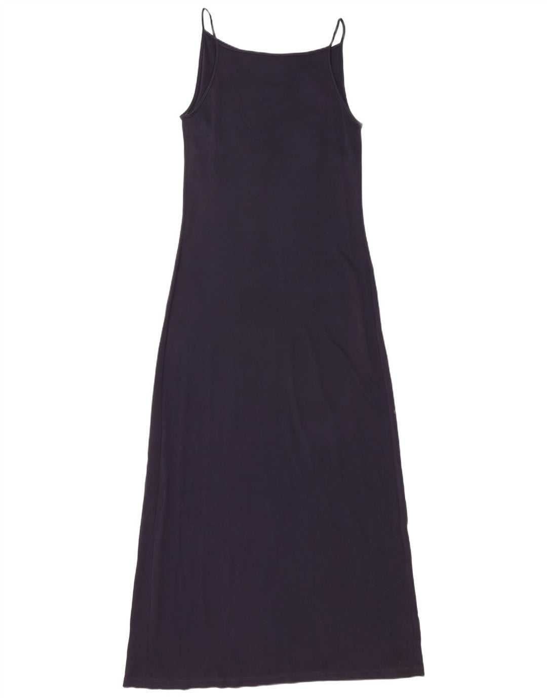 Max Mara Damen Maxi-Sommerkleid UK 12 Medium Marineblau Viskose