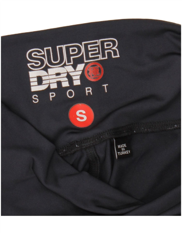 Superdry Grafik-Leggings für Damen, UK 8, Größe S, Marineblau, Farbblock