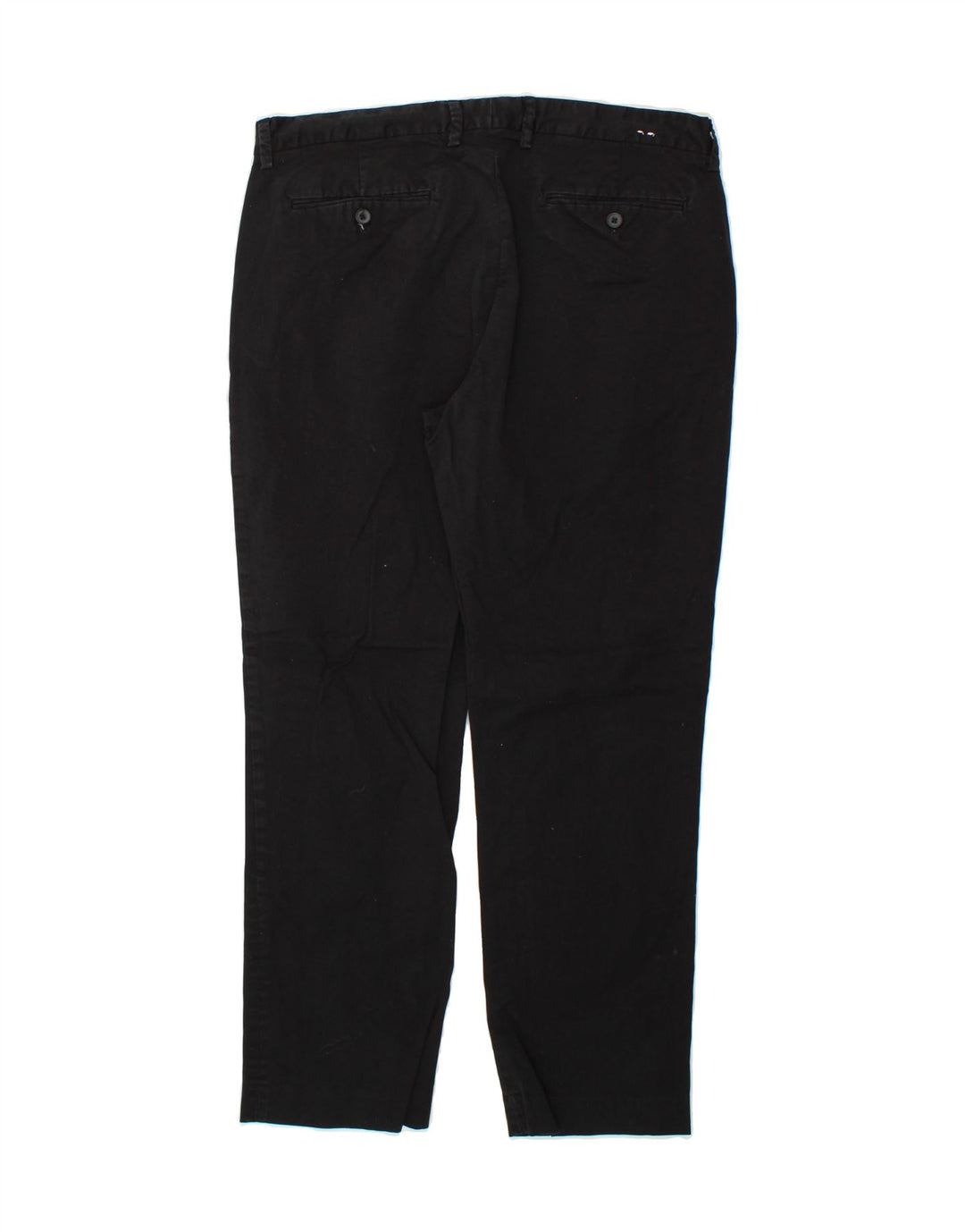 J. CREW Mens Flex Slim Chino Trousers W36 L30 Black Cotton Vintage J. Crew and Second-Hand J. Crew from Messina Hembry 