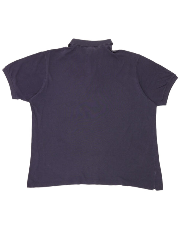 Lacoste Herren-Poloshirt, Größe 8 3XL, marineblaue Baumwolle