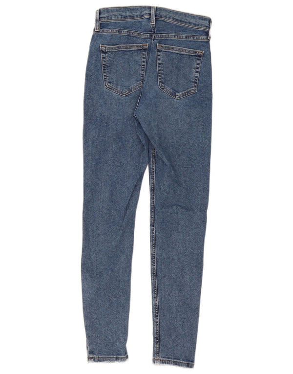 Topshop Damen Jamie Skinny Jeans W26 L27 Blaue Baumwolle