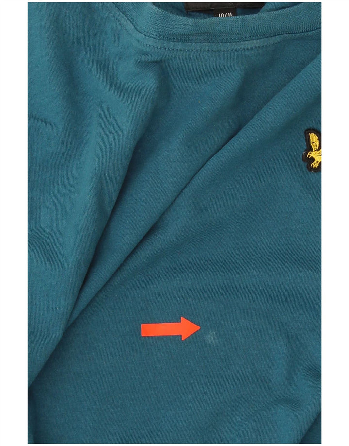 Lyle & Scott T-Shirt-Oberteil für Jungen, 10–11 Jahre, blaue Baumwolle