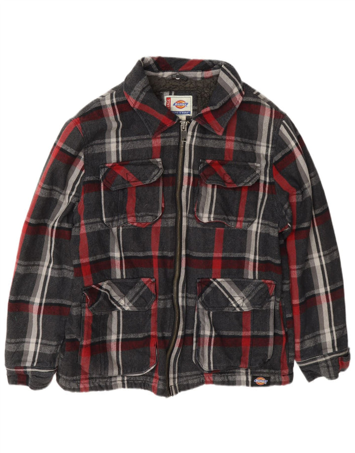 Dickies Herren-Sherpa-Utility-Jacke, UK 40, groß, mehrfarbig, kariert, Baumwolle