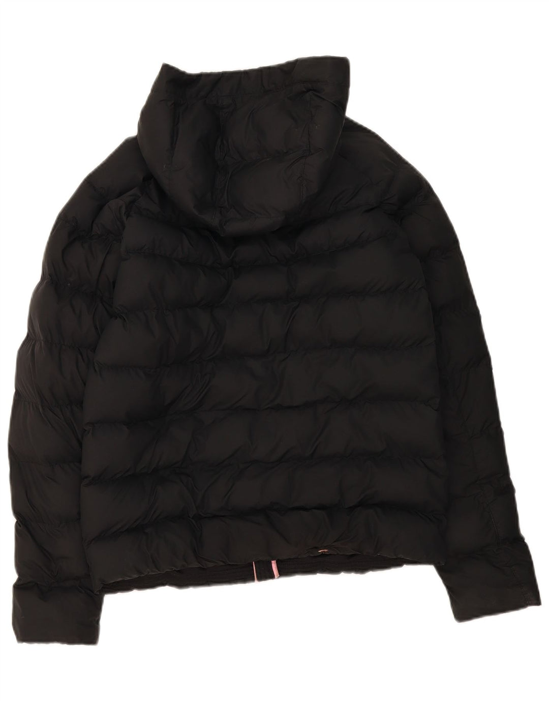 Nike Mädchen-Kapuzenjacke, gepolstert, 13–14 Jahre, XL, Schwarz, Polyester