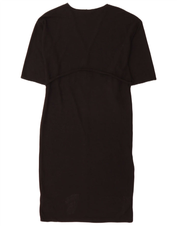 Übergroßes Maxikleid für Damen von Zara, Gr. 10, Größe S, Schwarz, Polyester